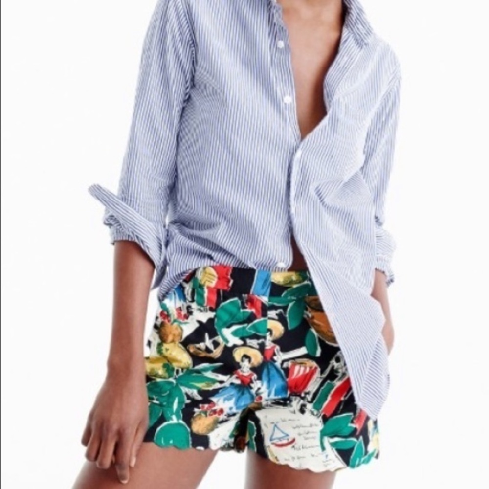 J crew post card shorts